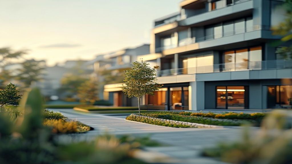 Companies evaluating a residential property for investment, showcasing market analysis and purchase strategy.