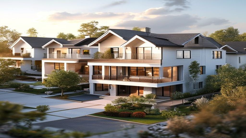 Modern new houses for sale in desirable neighborhoods