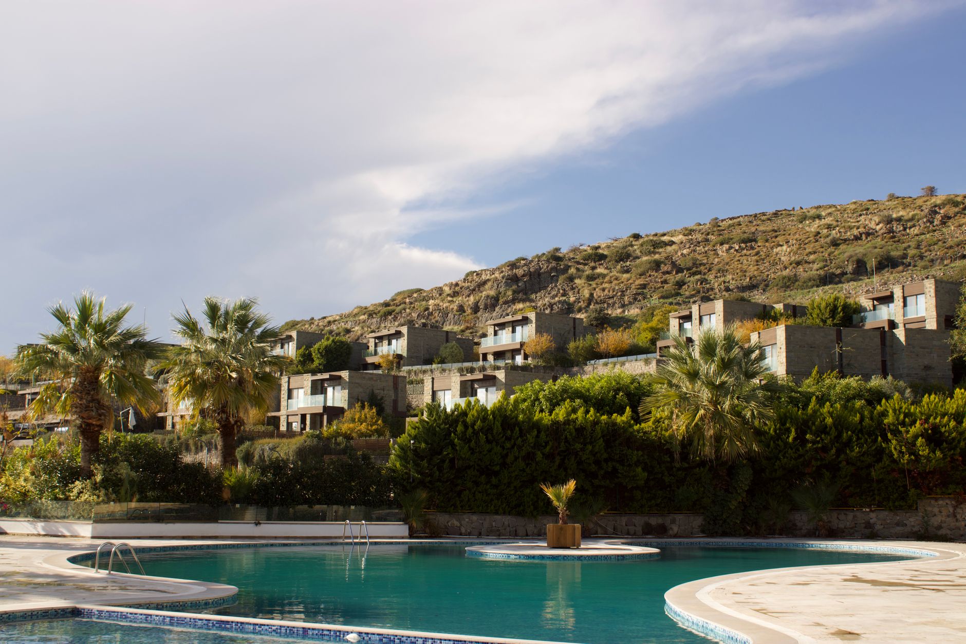 Spacious beachfront villa available for rent with private pool and modern amenities