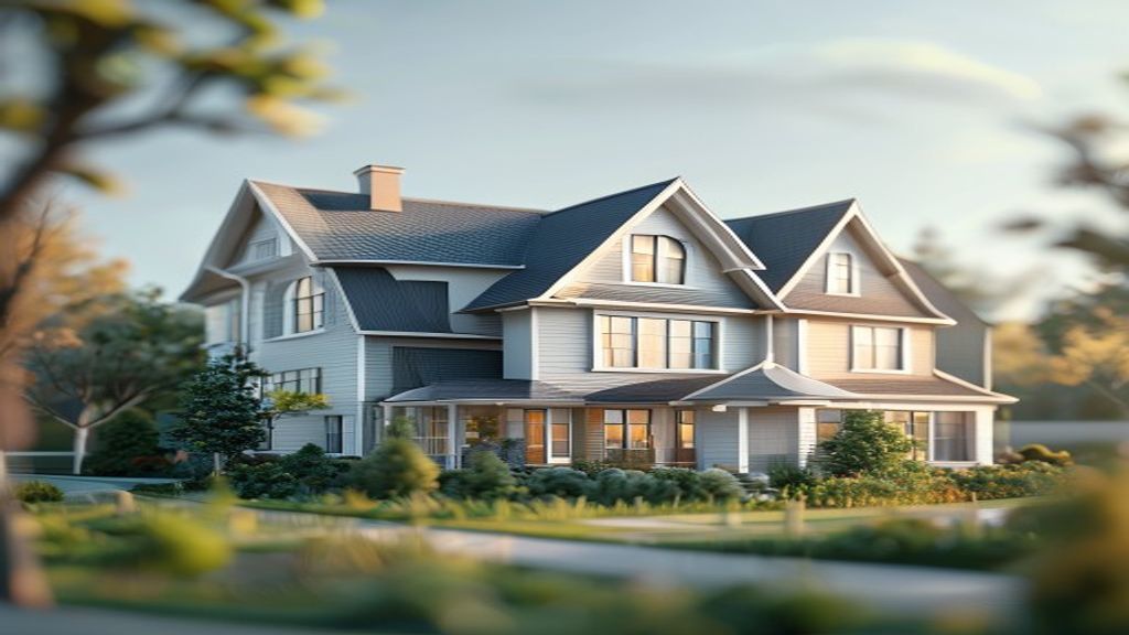 A professional real estate company showcasing modern office space, friendly agents, and diverse property listings.