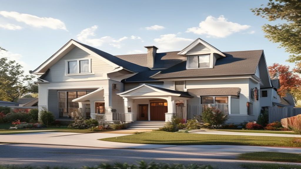 A family touring a modern rent to own home, showcasing affordable pathways to homeownership.