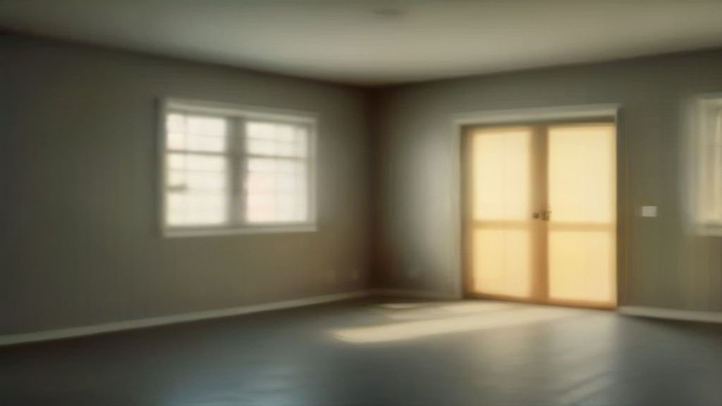 A smiling couple reviews a house purchase contract while looking at a cozy home exterior.