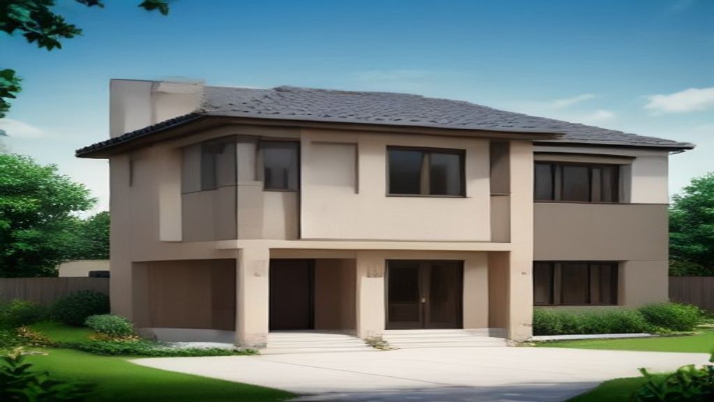 Modern new build homes featuring sleek designs, spacious interiors, and energy-efficient windows.
