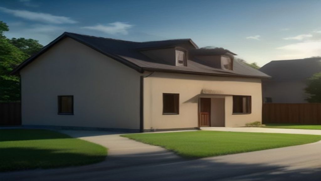 Modern new-build houses showcase sleek design, energy-efficient windows, and spacious open-plan living areas.